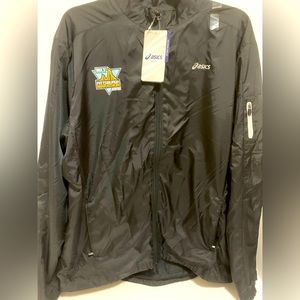 ASICS Running Jacket Black Zip Up Dicks Pittsburgh Marathon Men’s Large